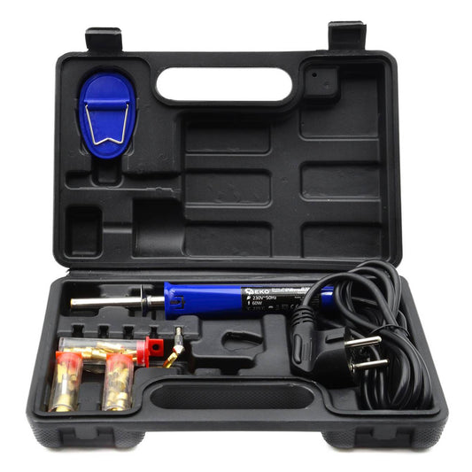 ELEKTROMOS GRAVÍROZÓ ÉS RAGASZTÓ PISZTOLY FA BŐR PARAFA 60W GEKO