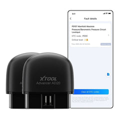 XTOOL ADVANCER AD20 PRO AUTÓDIAGNOSZTIKAI TESZTER BLUETOOTH OBD2 ANDROID ÉS IOS KOMPATIBILIS