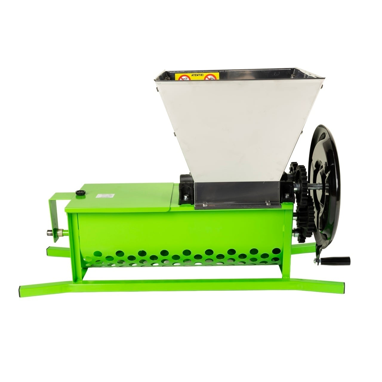 Kézi szőlődaráló bogyózóval, 30 l-es tartállyal, 600 kg/h