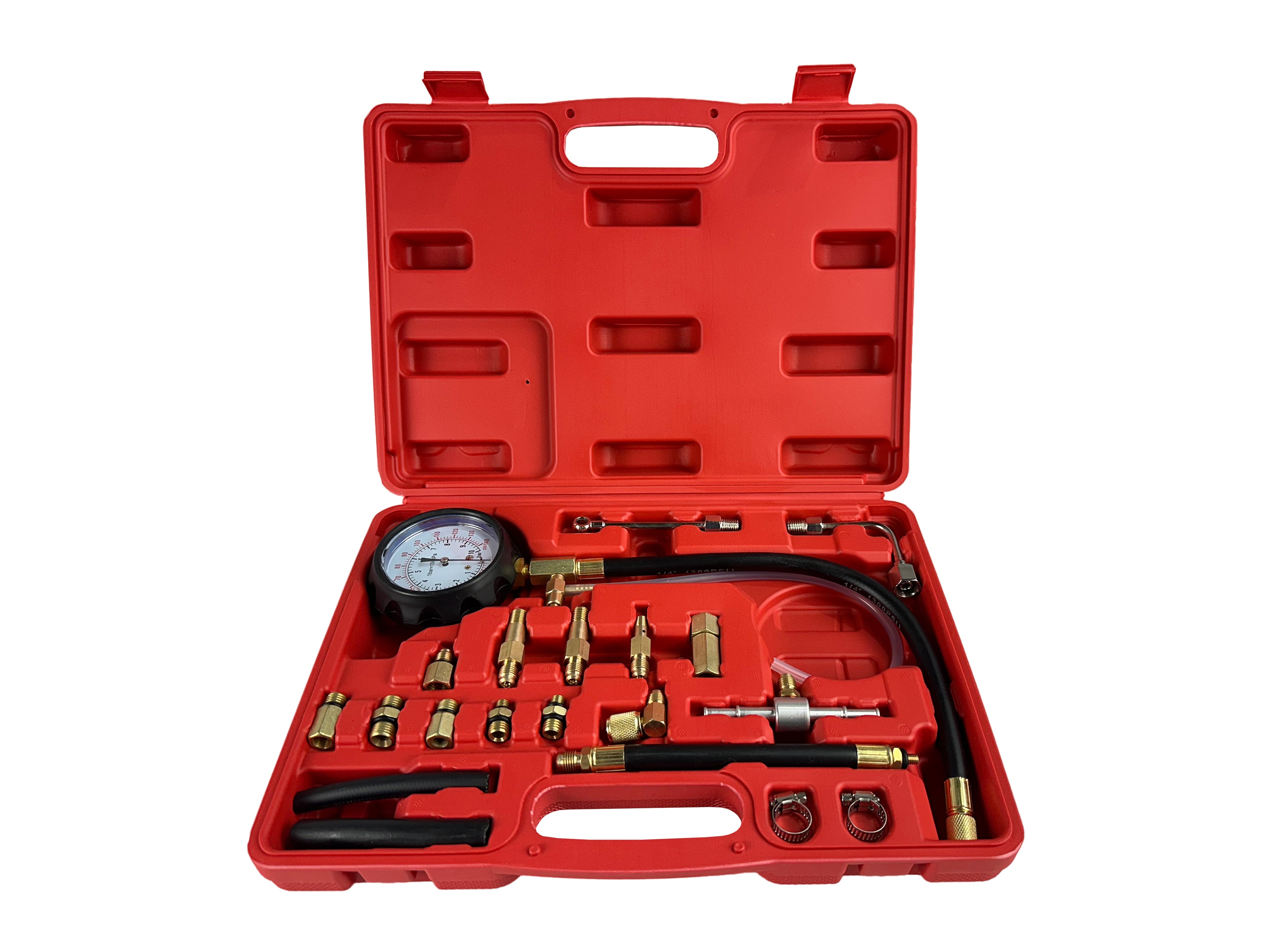 Üzemanyag rendszer nyomásmérő készlet 21 db GEBO TOOLS