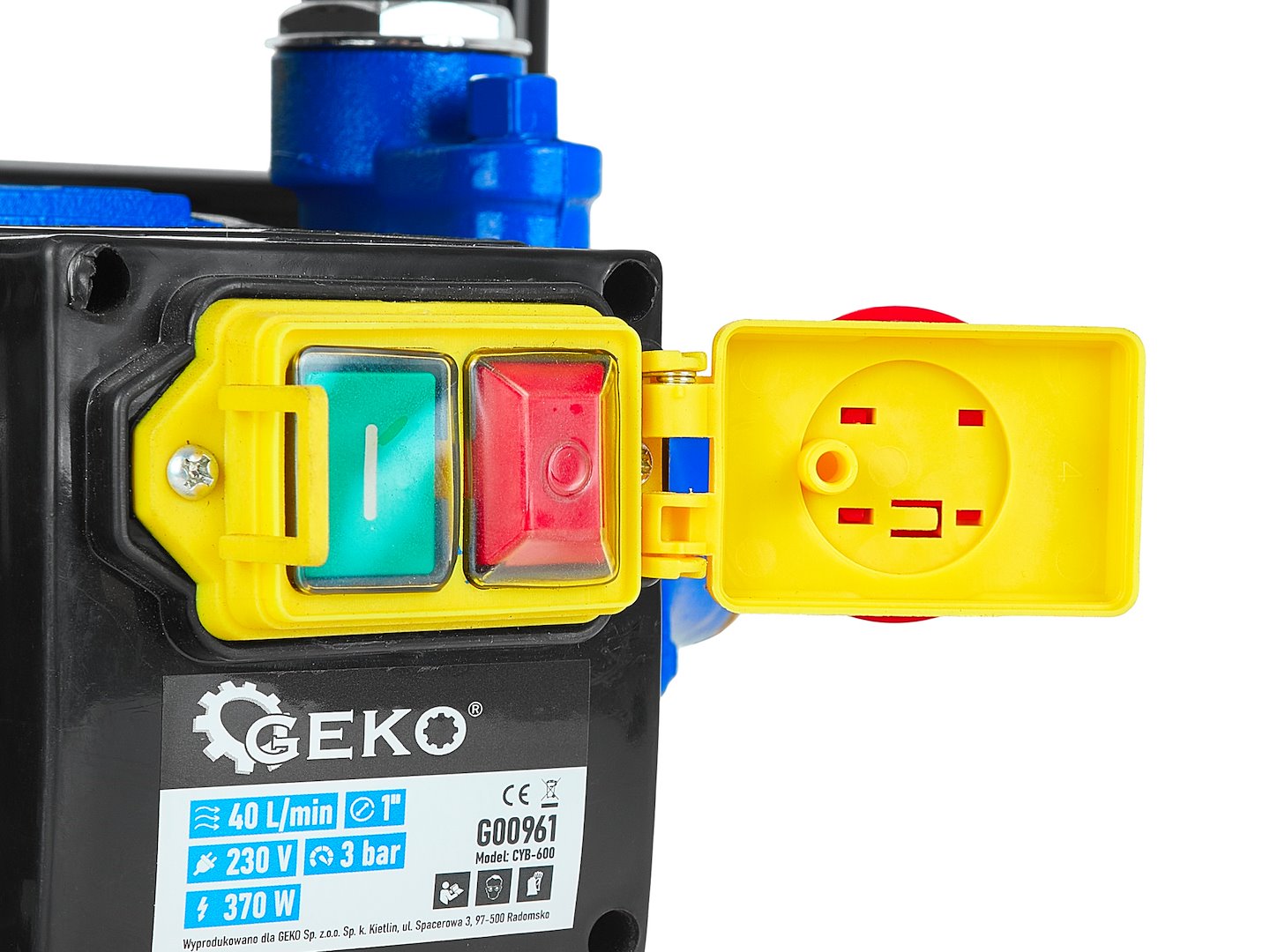 Üzemanyag szivattyú mérőórával dízel cpn 40l/perc 370W GEKO