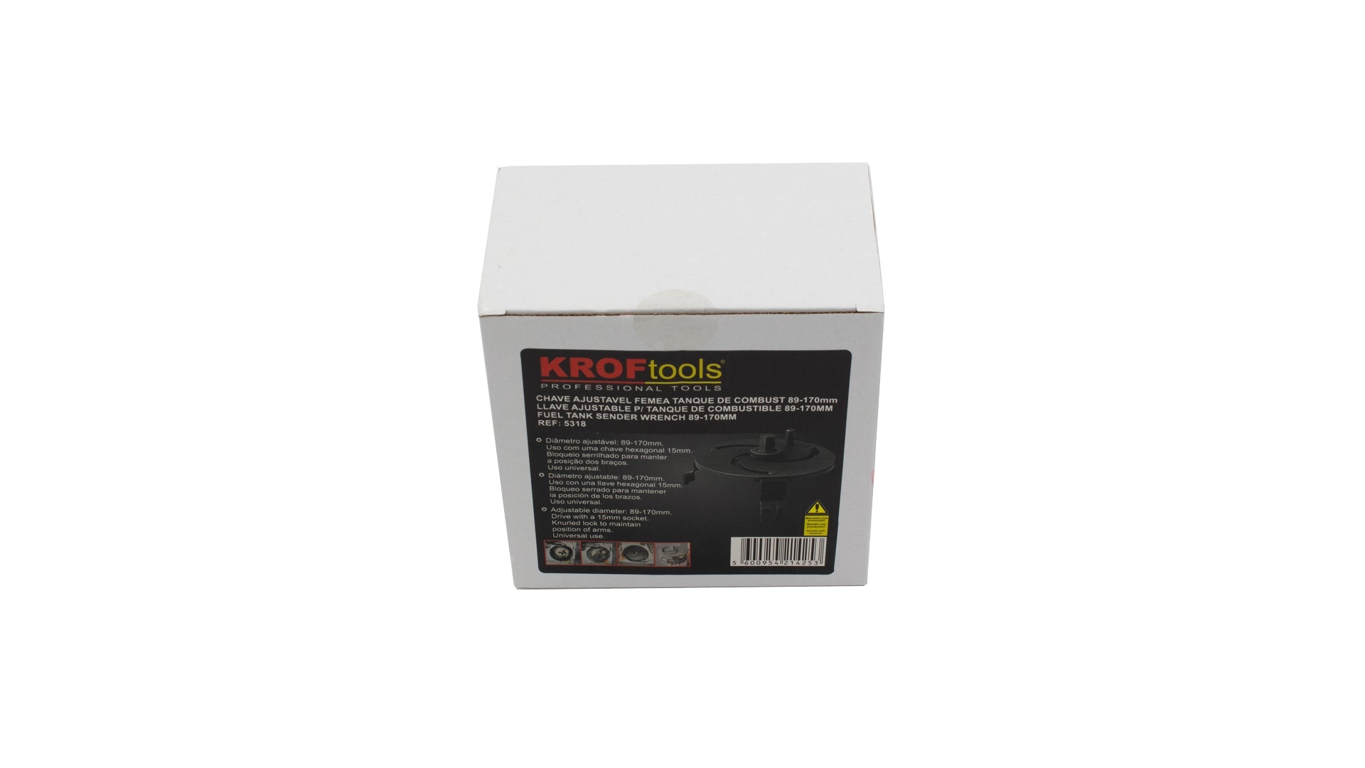 Üzemanyag tartály kupak kulcs 89-170mm KROFTOOLS