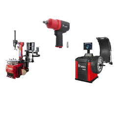 AUTOMATA KERÉK KIEGYENSÚLYOZÓ + AUTOMATA GUMISZERELŐ + LÉGKULCS